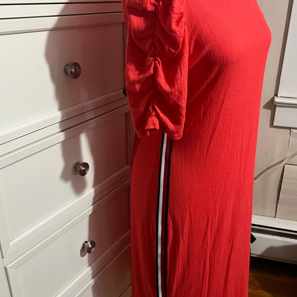 Tommy Hilfiger Casual coral/orange dress. NWT. Size M - Picture 5 of 7